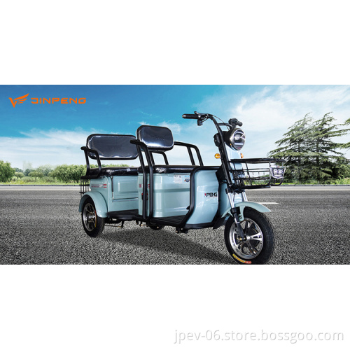 Jinpeng China Vendita calda a tre ruote bici a tre ruote elettriche tricicli per anziani